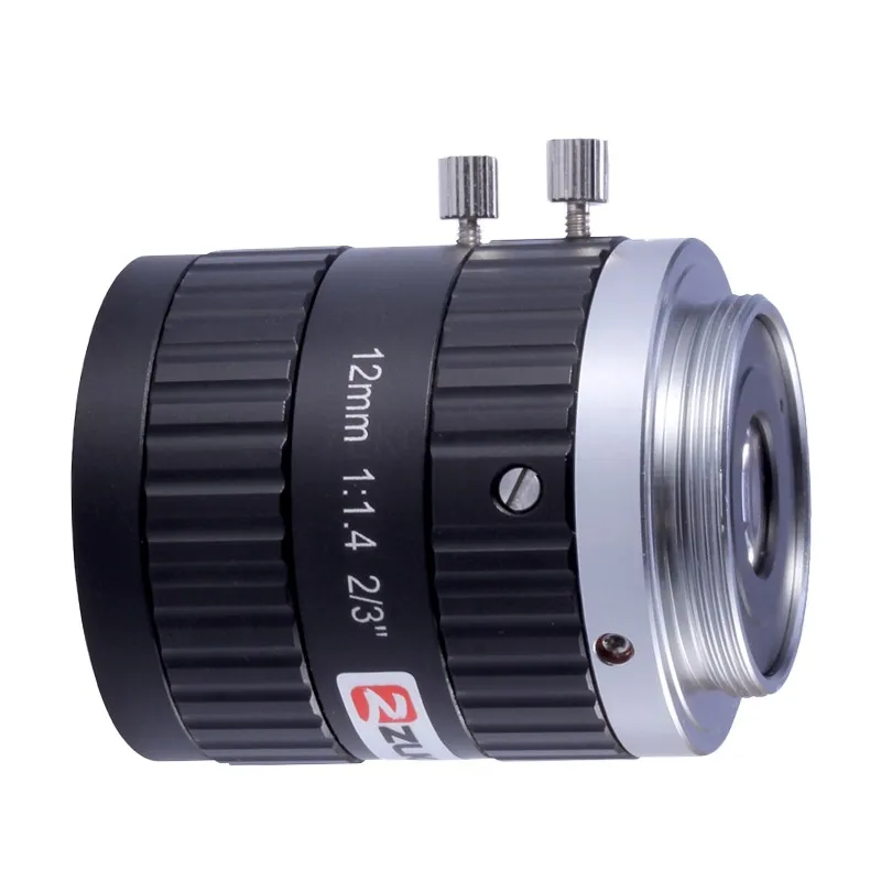5MP объектив fa C Mount 12 мм 2/" машинное видение объективы с фиксированным фокусным расстоянием промышленная камера ручной Радужный объектив