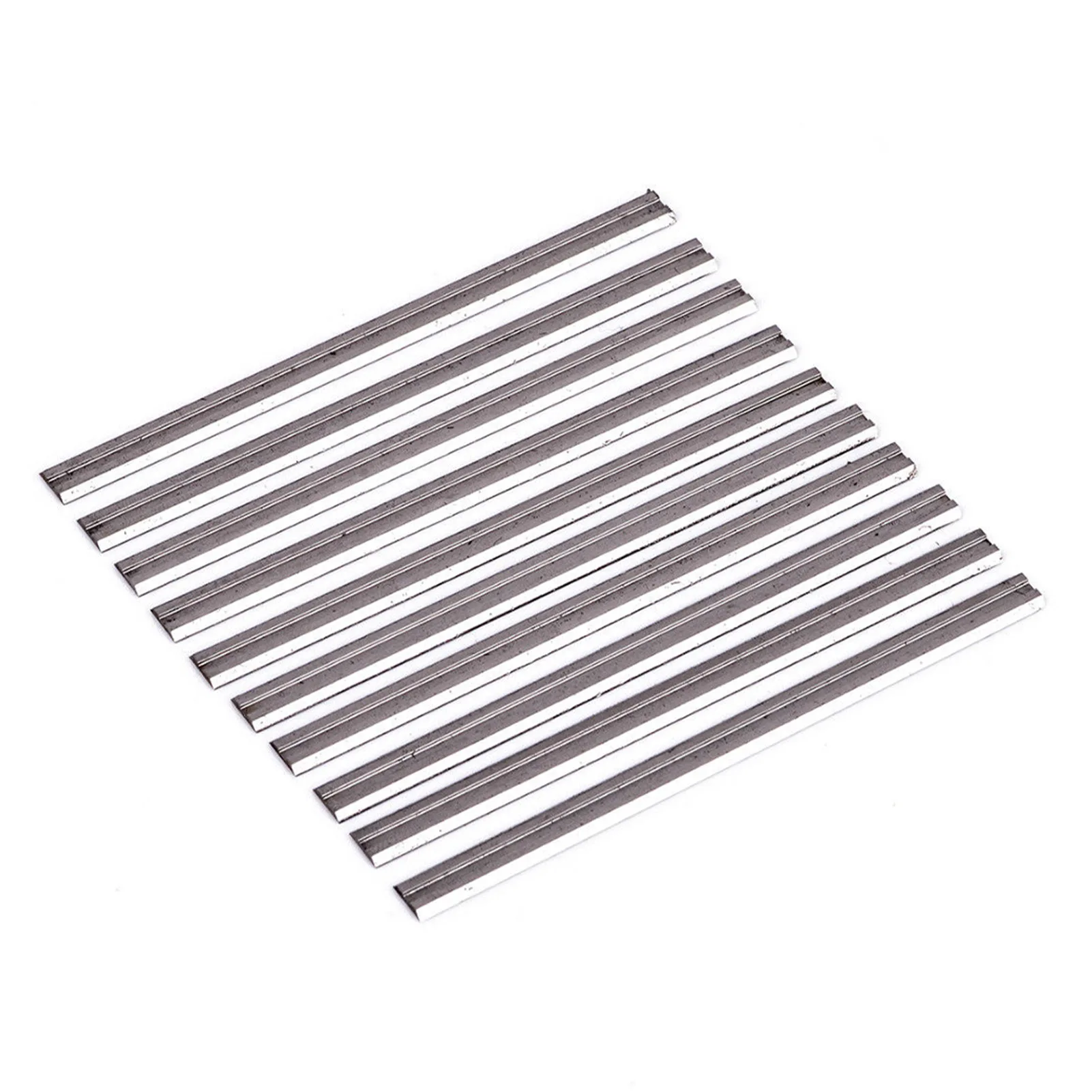 

10pcs 82mm Cutting Machinery Sharp Planer Blades Practical Durable HSS Reversible Woodworking Easy Install For Makita For Bosch