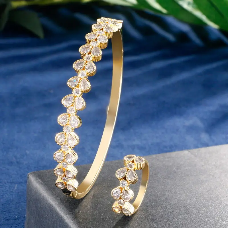 Женский браслет с фианитом RAKOL ювелирное изделие из Дубая для девочек