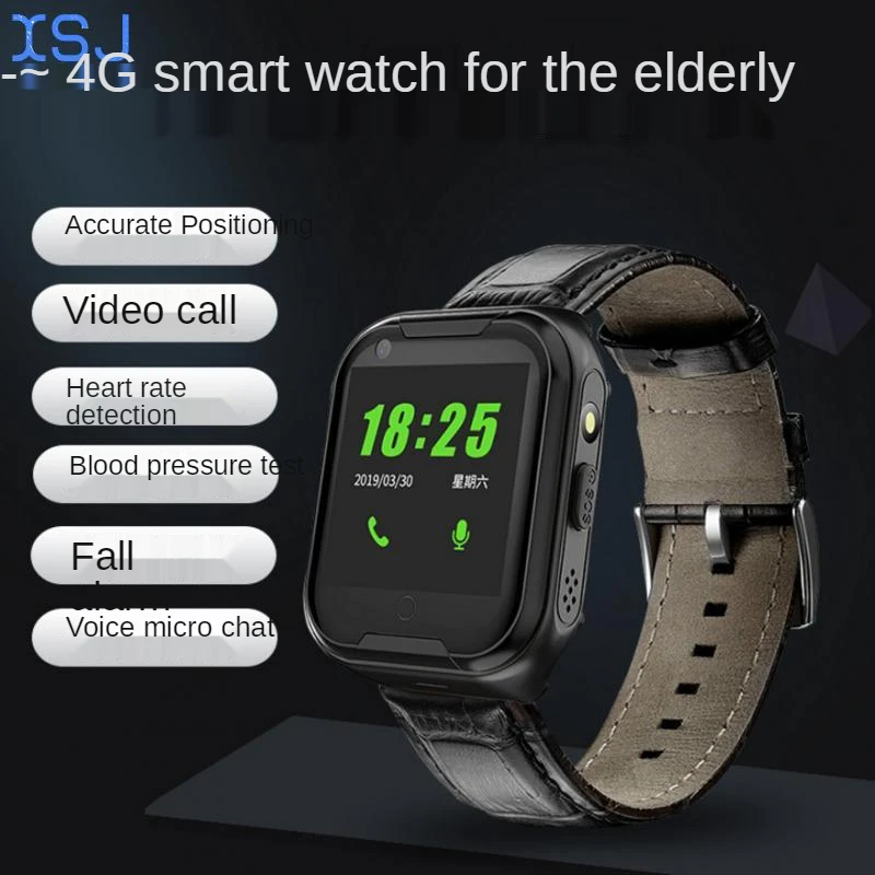 

4G Elderly Telephone Watch All Netcom Smart Watch Blood Pressure Heart Rate Mobile Payment Video Call