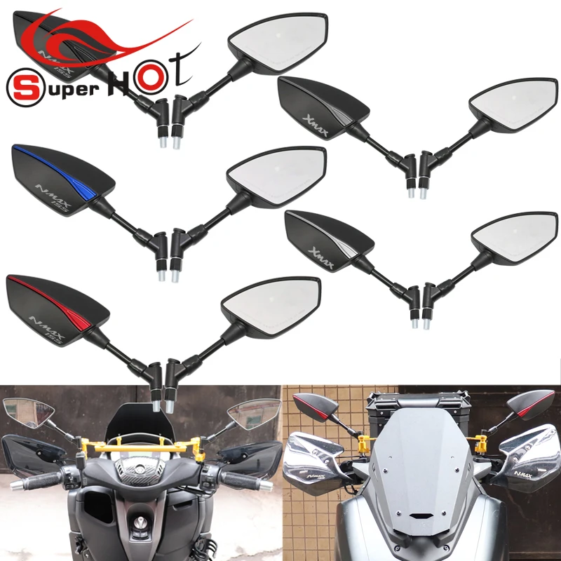 

Motorcycle Accessories Rear View Rearview Mirrors Side Mirror for YAMAHA NMAX155 XMAX125 XMAX300 XMAX250 XMAX 300 250 NMAX 155