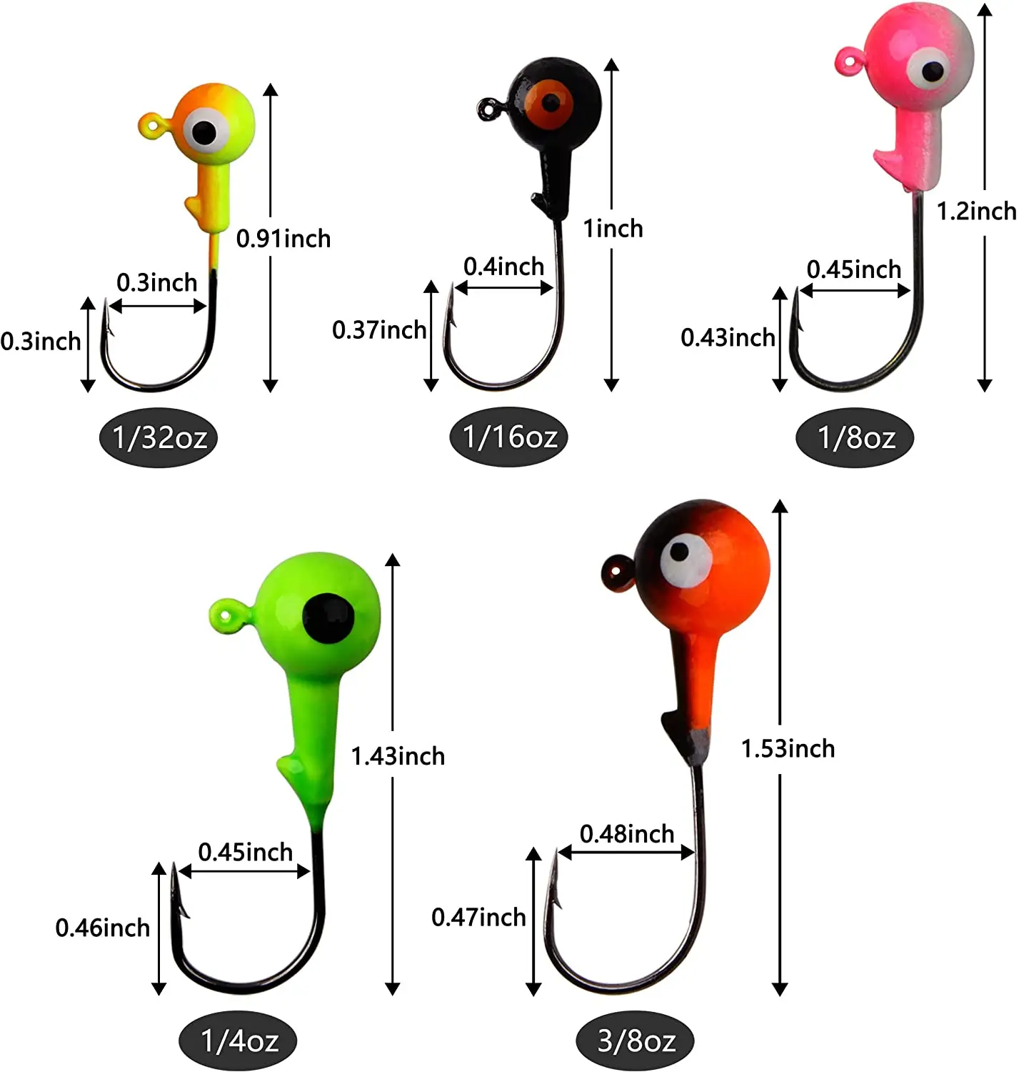60 шт./кор. рыболовные крючки с джиг-головкой свинцовый крючок для рыбалки джиг