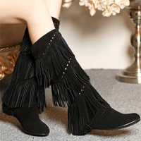 thigh high oxfords shoes women genuine leather high heel knee high motorcycle boots female winter warm round toe casual shoes