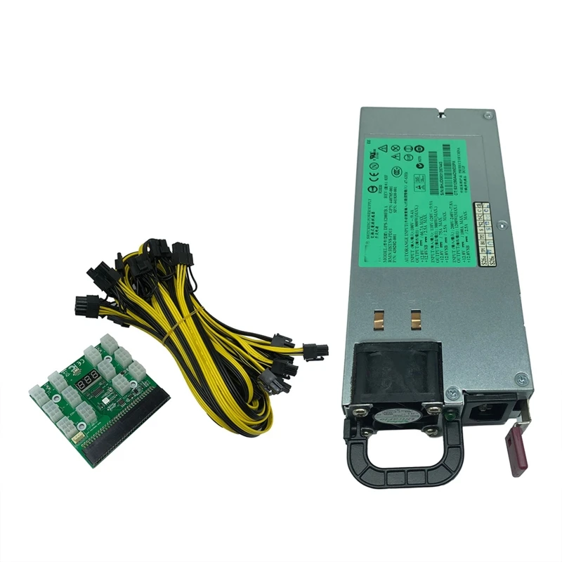 

PSU Power Supply Splitter Cable for Power Supply Accessories Compatible with HP DL580G6 G7 Breakout Board 6pin-to-8pin