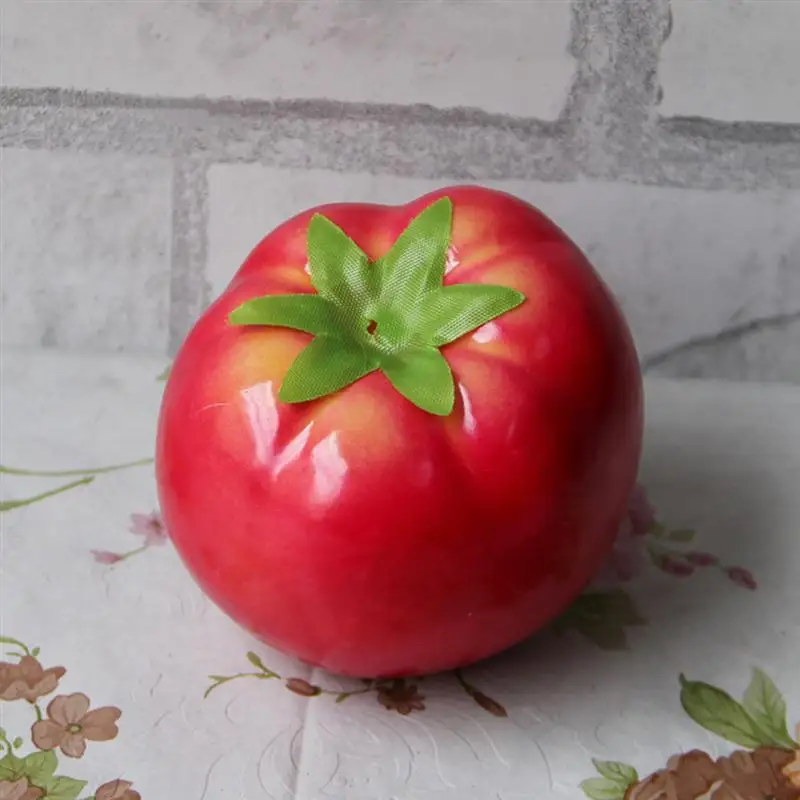 10 Pcs Simulation Tomato Artificial Vegetables Home Kitchen Cabinet Decoration Photography Learning Props |