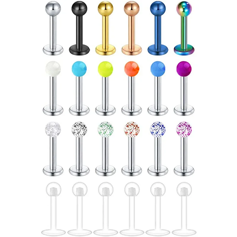 20 шт. серьги-гвоздики для губ 16 г | Украшения и аксессуары