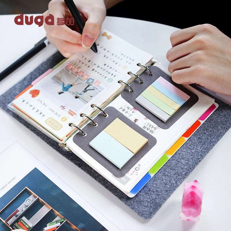 А5 А6 Дневник со свободными листьями записная книжка с кольцом спиральная