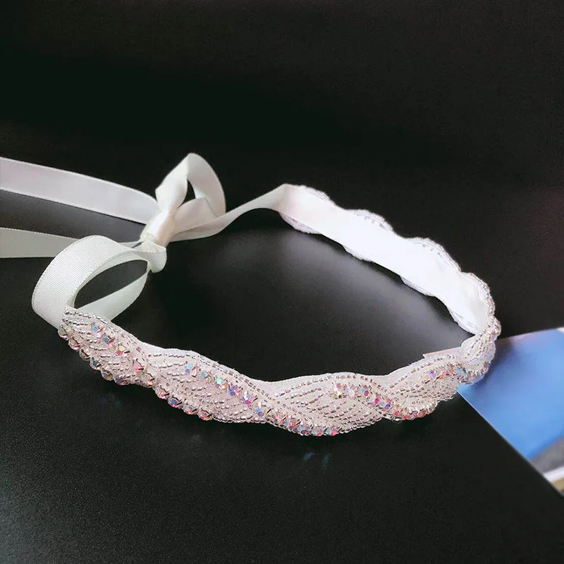 Новинка модные блестящие крипотные головные уборы FORSEVEN повязки для волос с