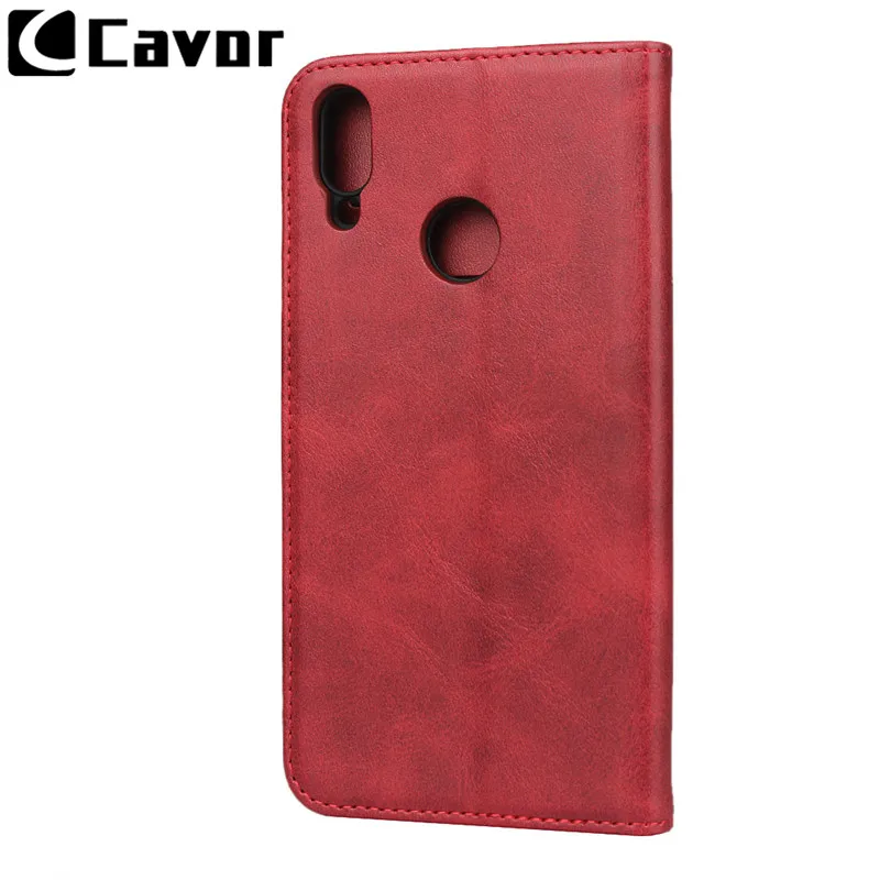 Кожаные флип-чехлы с высокой магнитной застежкой для Huawei Y7 2019 чехол Аксессуары