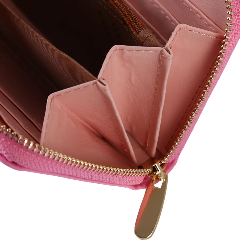 

Ladies Print Wallet Female With PU Leather Wristlet Bags Card & Id Holders Peacock Pattern Money Purse For Womens Wallets Purses