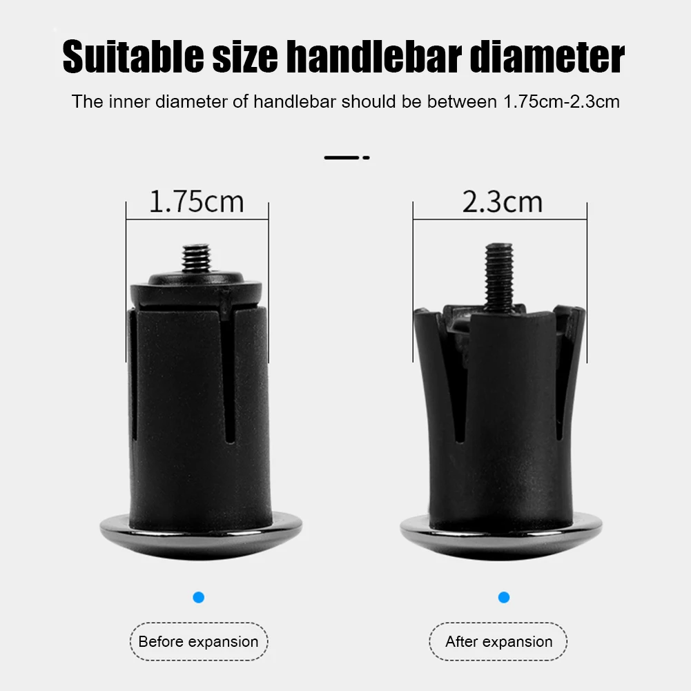 

2PCS Mountain Bike Bar End Plugs Aluminum Alloy Lock Bicycle Accessories MTB Road Bike Handlebar Plug End Cap