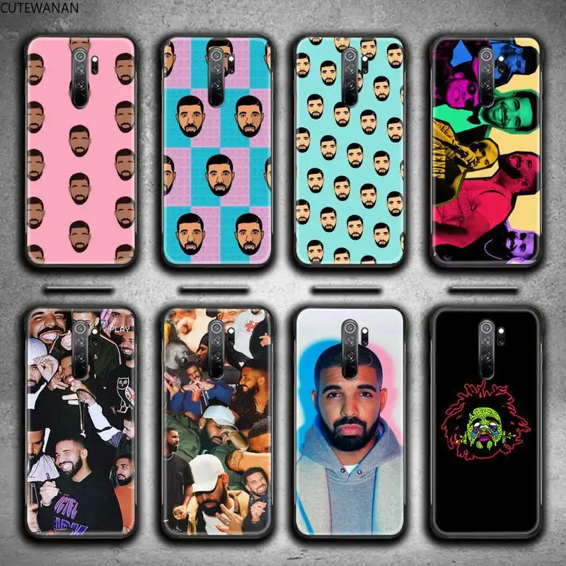 

Drake Rapper america Phone Case for Redmi 9A 8A 7 6 6A Note 9 8 8T Pro Max Redmi 9 K20 K30 Pro