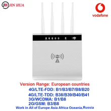 Siempreloca LT280-42 Unlocked 4G LTE Router With SIM Card Slot CPE 4G WIFI Router Mobile Hotspot 32 Wifi User For IP Camera