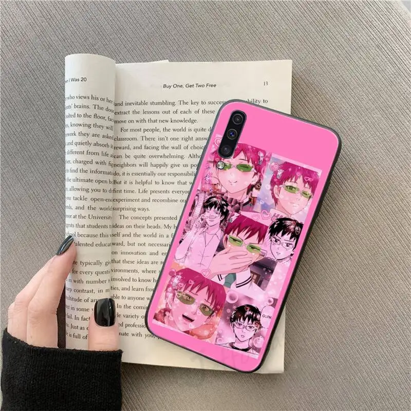 

Anime The Disastrous Life of Saiki K Phone Case For Samsung galaxy A S note 10 7 8 9 20 30 31 40 50 51 70 71 21 s ultra plus