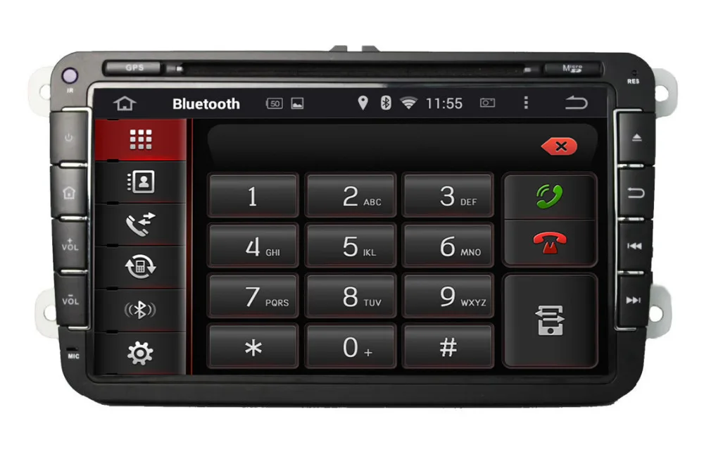 8 ядер дюймов Android 1 автомобильный dvd gps для Volkswagen VW Skoda POLO PASSAT B6 CC TIGUAN GOLF 5 Fabia