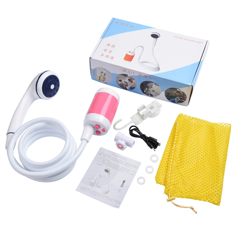 

Universal Car Washer Shower Set Portable Showers Head Electric Pump Outdoor Camping Travel Car Washer Hiking Pet Washer