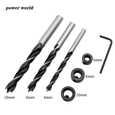 

3 шт./лот сверло из углеродистой стали сверло с ограничительным локатором КОЛЬЦО глубины Стоп Воротник кольцо позиционер шестигранный ключ деревообрабатывающий инструмент