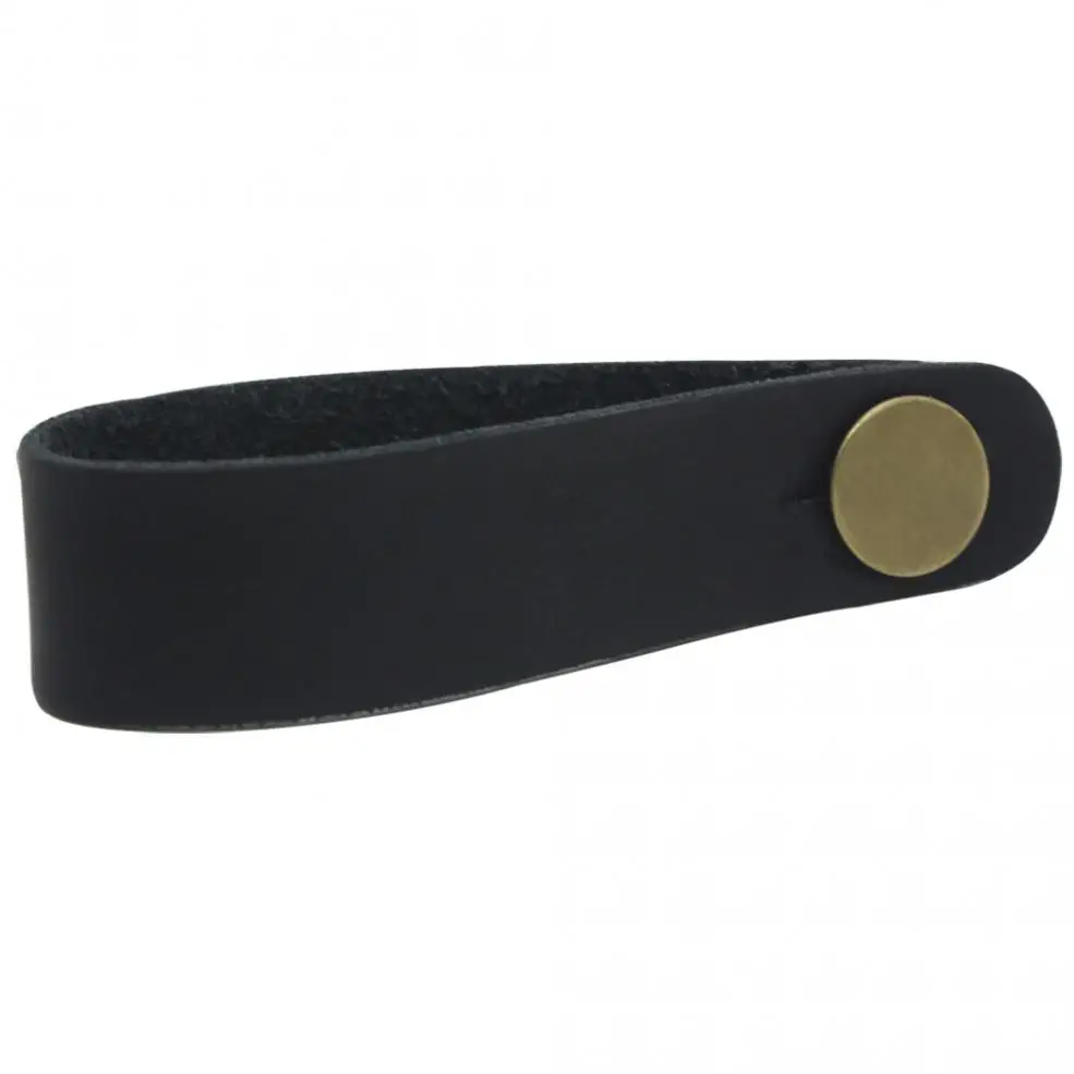 Портативный прочный кожаный держатель ремешка для гитары Кнопка безопасный