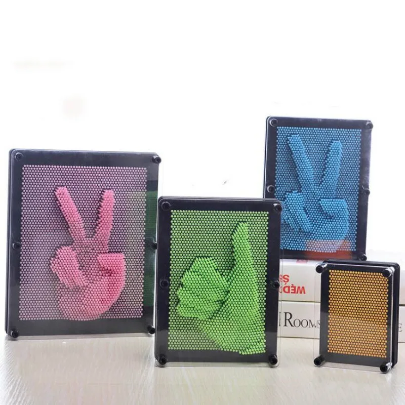 3D Ever-changing Clone Pin Art Carving Hand Shape Model gauge Desktop decoration Children Office Toy | Дом и сад