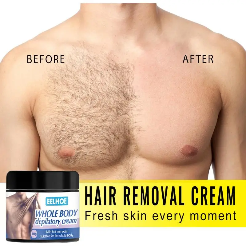 

EELHOE Hair Removal Cream Painless Hair Remover For Body Armpit Legs And Arms Skin Care Body Care Depilatory Cream For Men TSLM1
