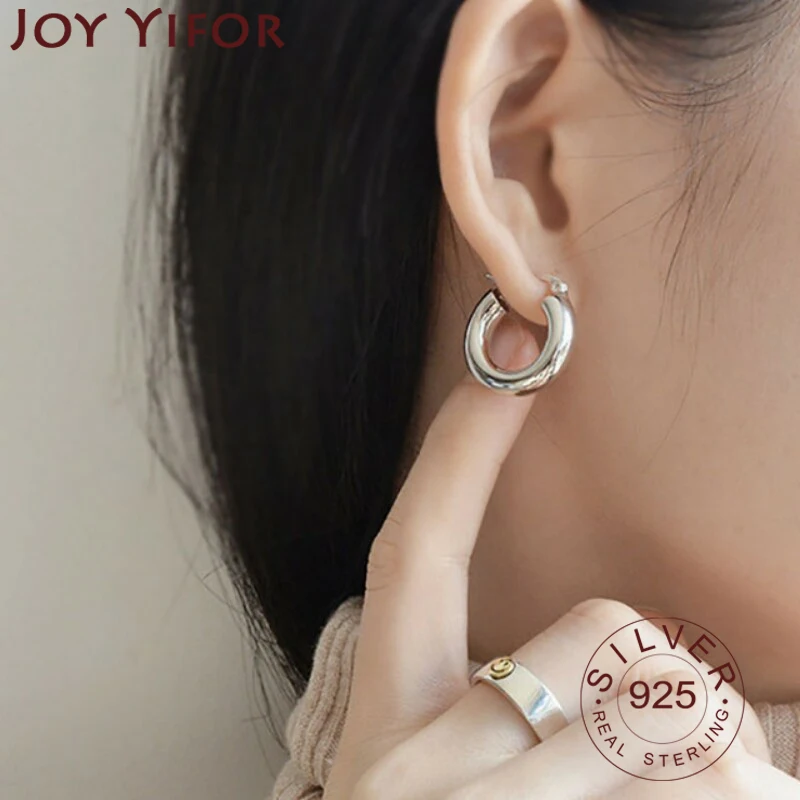 Женские серьги-гвоздики U-образной формы из серебра 925 пробы | Украшения и