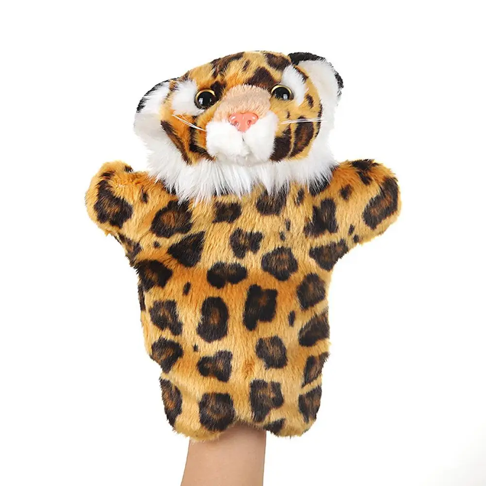 

Plush Doll Interactive Animal Plush Cartoon Tiger Hand Puppets for Storytelling Teaching Parent-child Birthday Gift