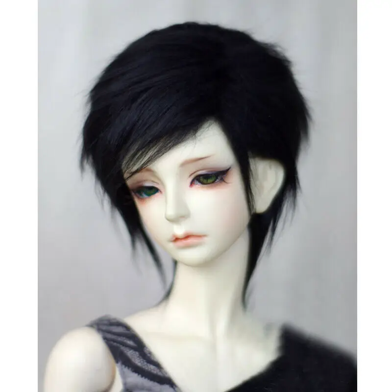 [Wamami] черный шерстяной парик/волосы для 1/3 1/4 1/6 1/8 SD DZ MSD AE Pukifee Lati BJD Dollfie - купить по