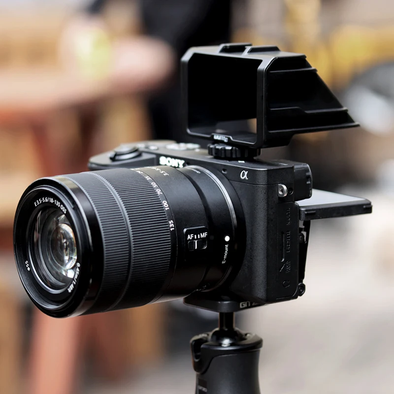 UURig перископ для селфи Sony A6000 A6300 A6500 A72 A73 Canon EOS Panasonic GX85 Nikon беззеркальная камера с