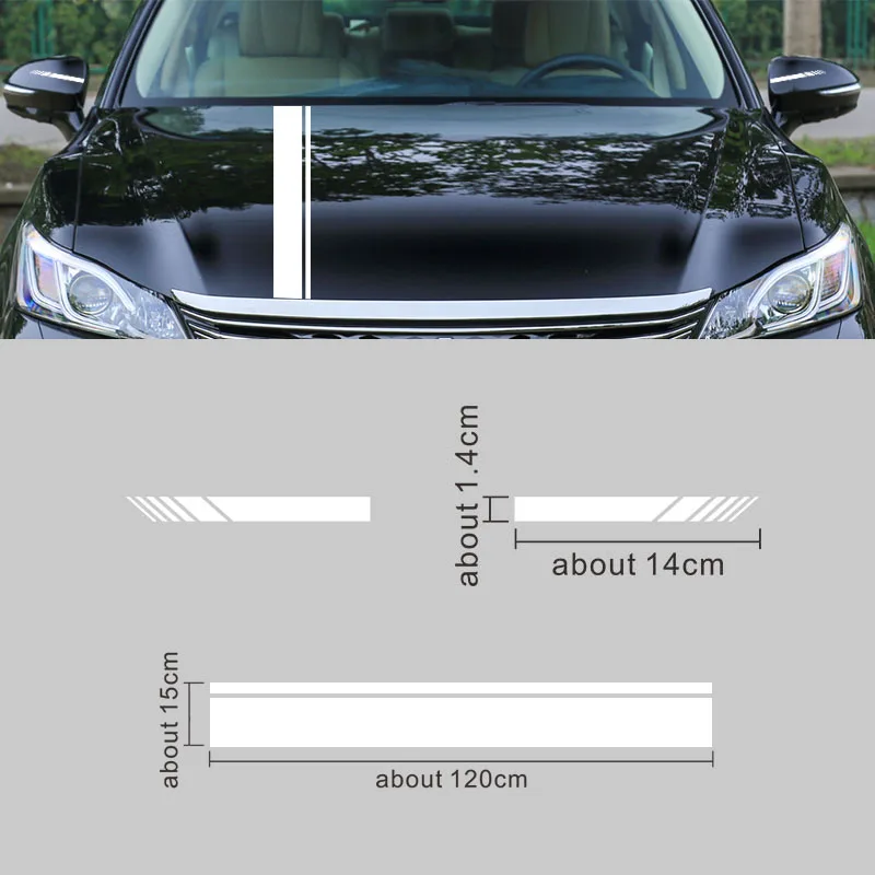 

For Mitsubishi Ralliart Car Stickers To Cover Scratches Door Door Side Stripe DIY Decal Car Accessories Decoration Set 5Pcs