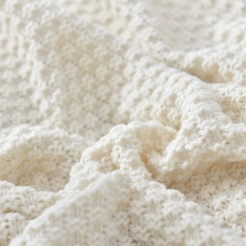 

Nordic Sofa Blanket,Cover Blanket for Office,Siesta Shawl Blanket,Knitted Wool Blanket,Air Conditioning Blanket