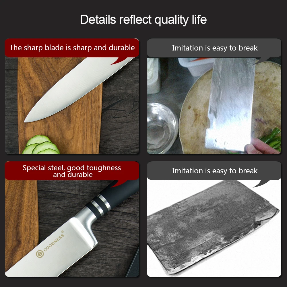 Поварской нож из нержавеющей стали ножи сантоку для нарезки хлеба универсальные