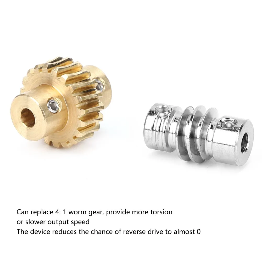 20:1 Червячное колесо передач бронзовый металлический вал замена промышленного
