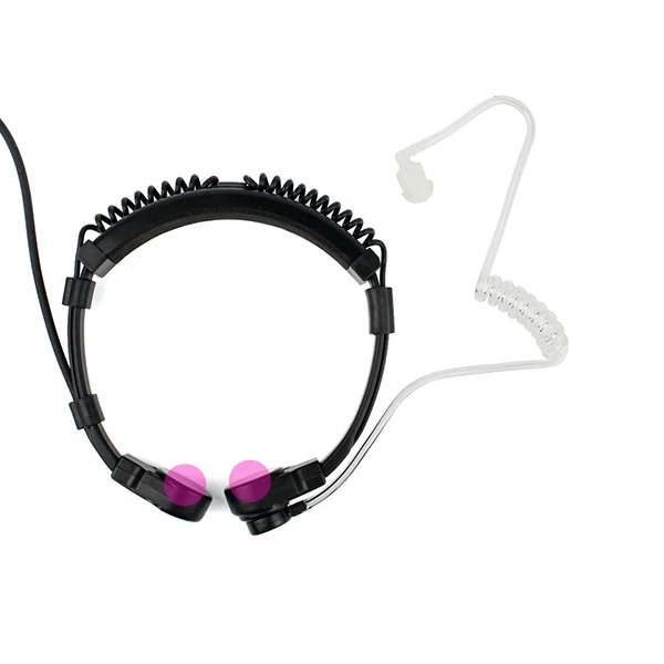 Горячая 3c-выдвижная гарнитура с микрофоном и креплением на горле PTT рация наушник