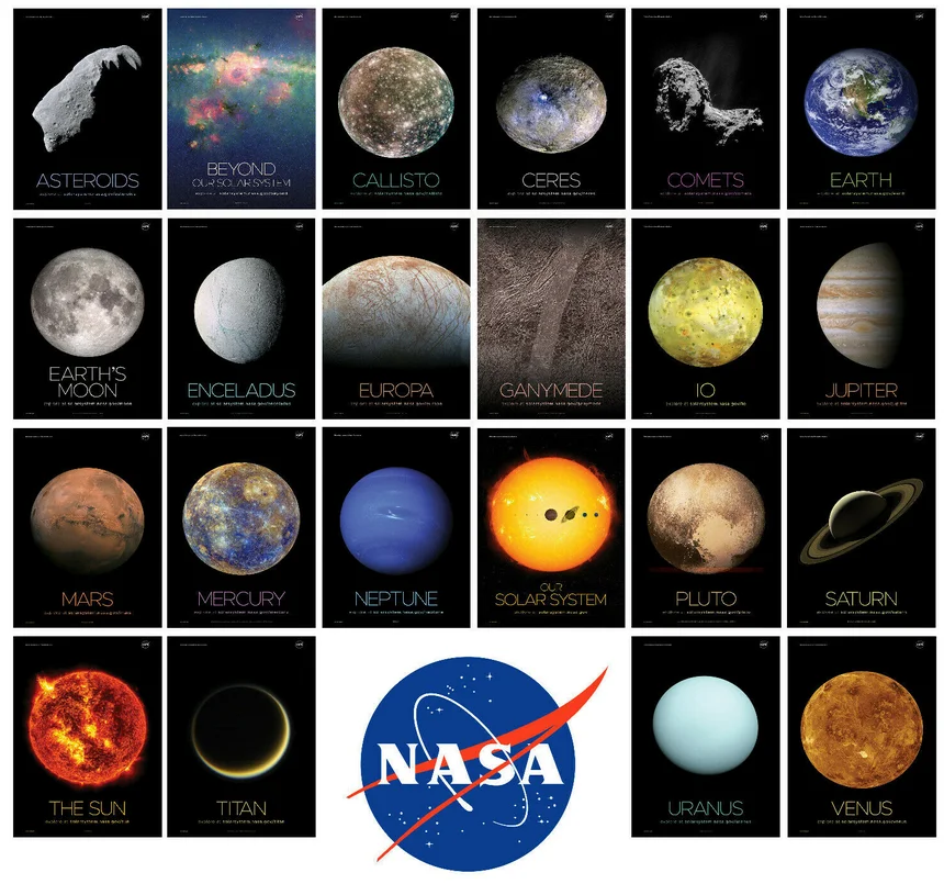 22 вида на выбор космическое путешествие искусство солнечная система картина