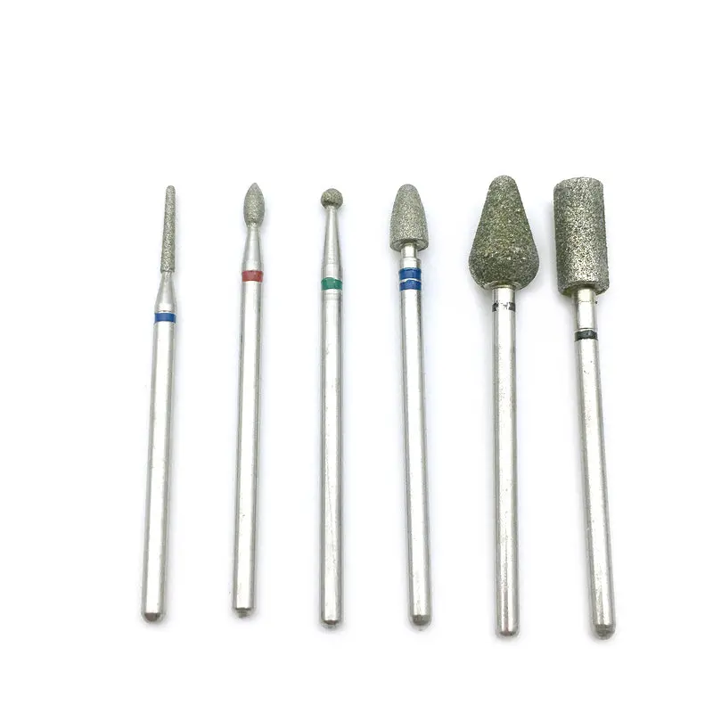 10 шт./кор. и сверлами для ногтей набор пилка Электрический Роторный заусенцев