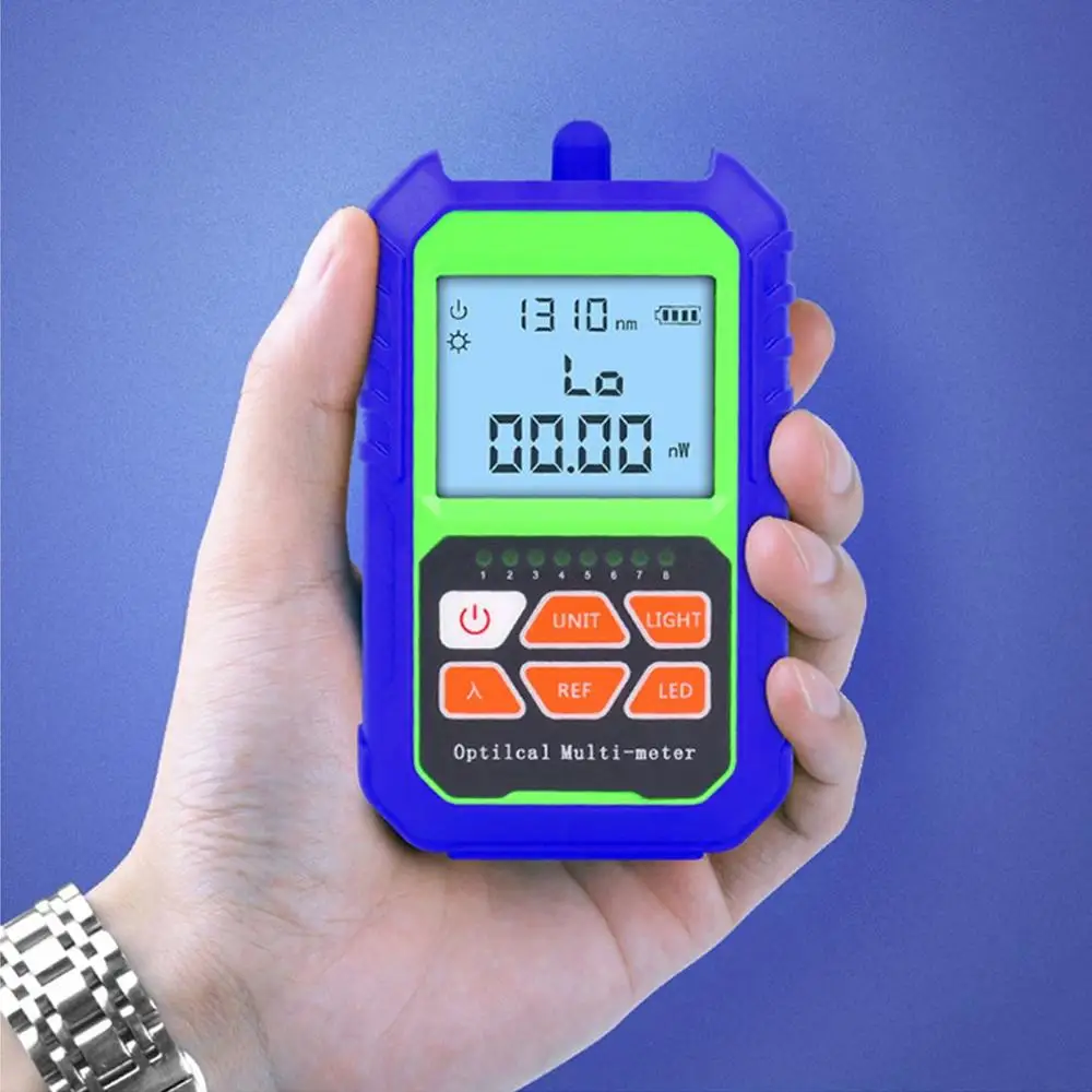 2 в 1 Мини RJ45 сетевой тестер волоконно-оптического кабеля-70 ~ + 3dBm со Светодиодный