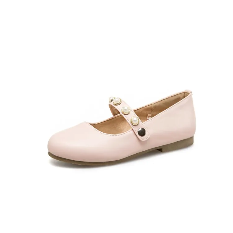 Туфли лодочки женские на высоком каблуке туфли с жемчугом круглым носком