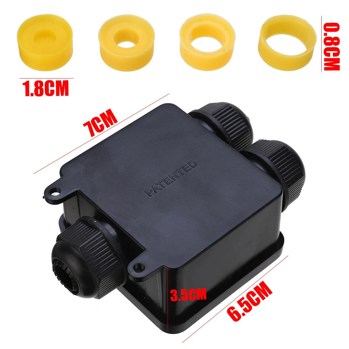 1 шт. 3 сторонняя водонепроницаемая распределительная коробка IP68 Клеммная