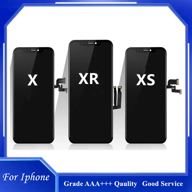 ЖК дисплей класса AAA +++ для iPhone X XR XS с дигитайзером в сборе замена 3D сенсорным