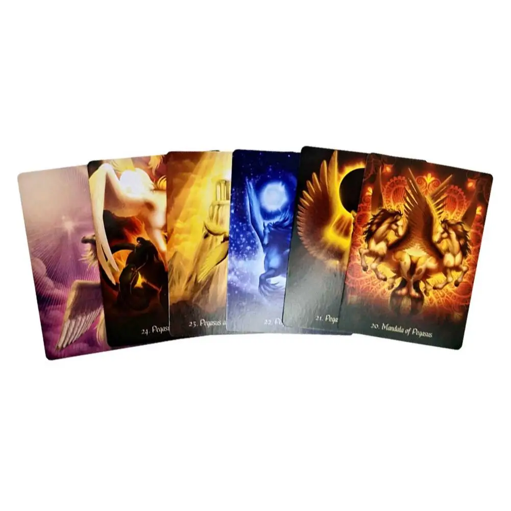 Juego de cartas de or&aacute;culo para Pegasus, juegos de mesa interactivos para fiesta familiar, versi&oacute;n completa en ingl&eacute;s, actividad interactiva, el mejor regalo, 30 Uds.-0