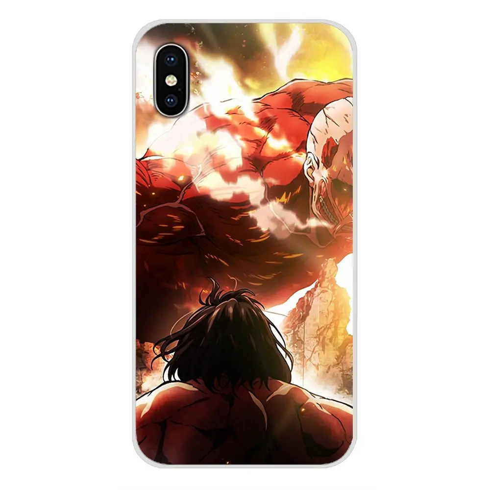 Силиконовые чехлы для телефона чехол с аниме атака на Титанов Samsung Galaxy J1 J2 J3 J4 J5 J6 J7