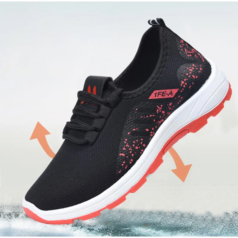 Женские осенние кроссовки из сетчатого материала Женская легкая