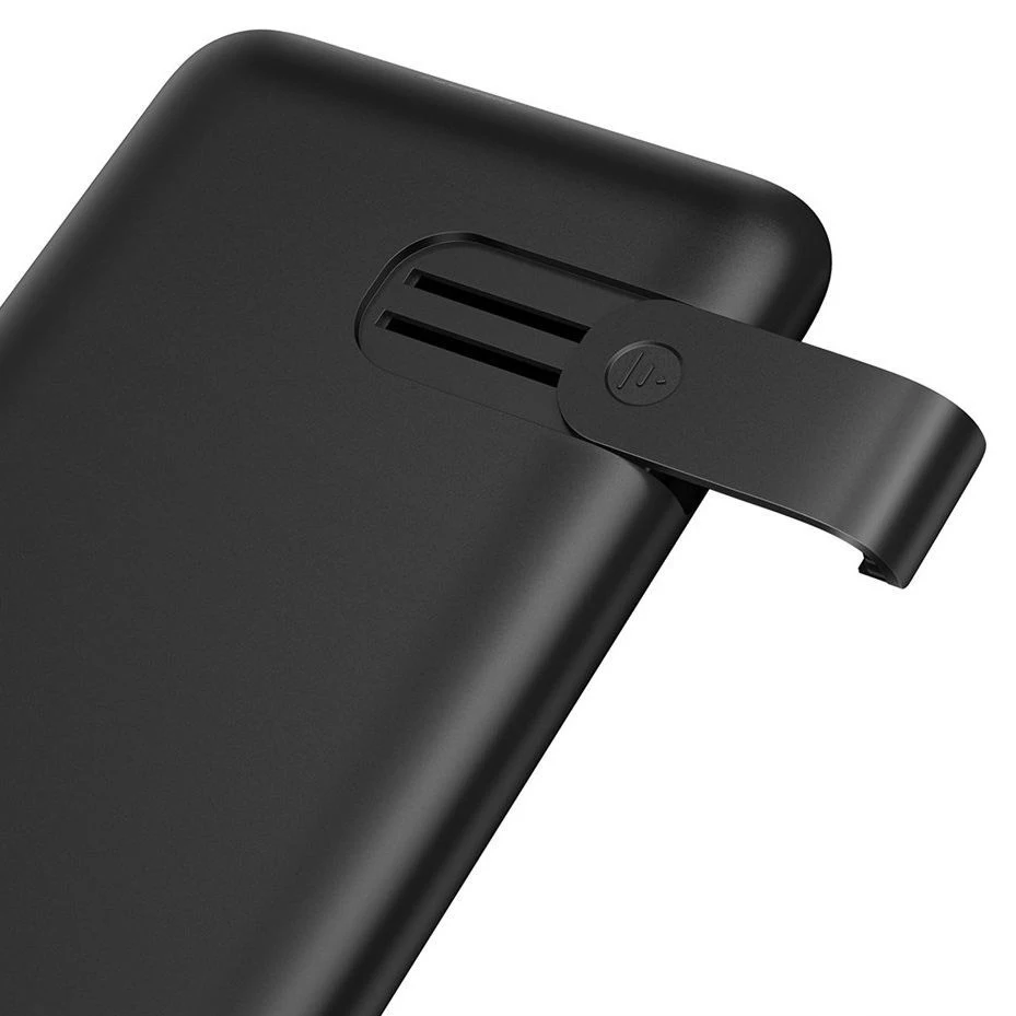 Portable battery baseus S10 bracket 10W wireless charger power bank 10000mAh 18W Black |