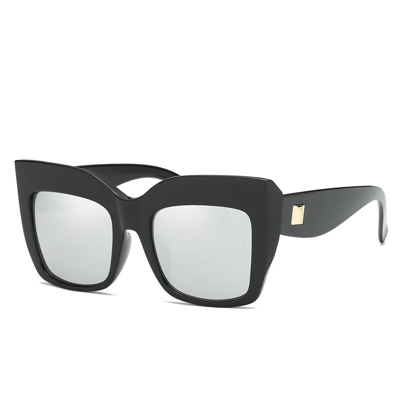 Очки солнцезащитные женские в винтажном стиле квадратные с градиентными линзами