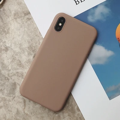 SD-1 Силиконовый чехол для iPhone 11 Pro Max, чехол из мягкого ТПУ, матовый цветной чехол для телефона s, чехол для iPhone 6 7 8 Plus 6S XS Max XR X Etui - Цвет: SD-1