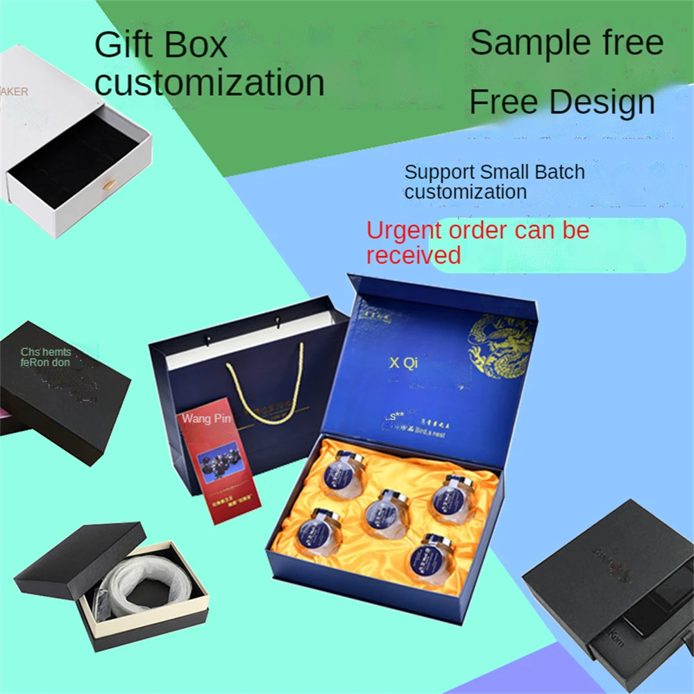 

CUSTOMIZED Design Personal LOGO Printing Gift Boxes Kraft Paper Crafting Cupcake Boxes for Small Business Packaging Boxes