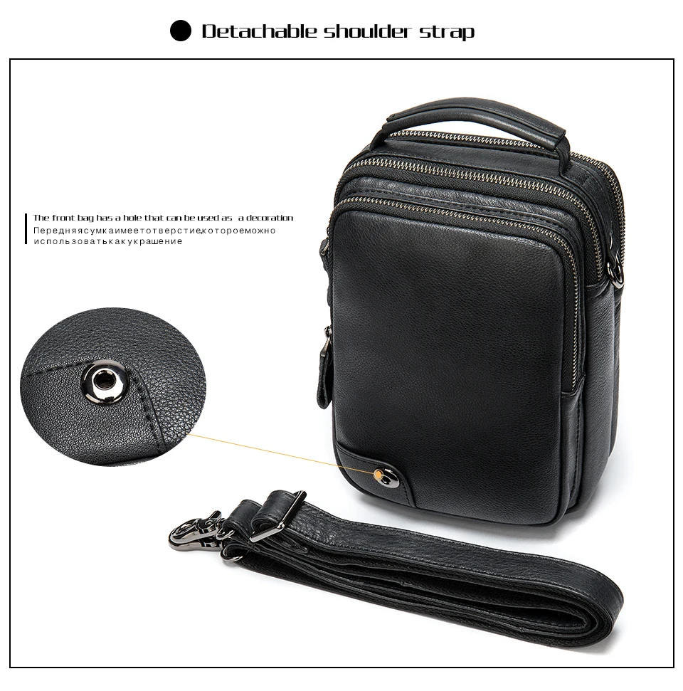 WESTAL men's bags genuine leather shoulder bag for crossbody messenger male small handbags casual 6009 |
