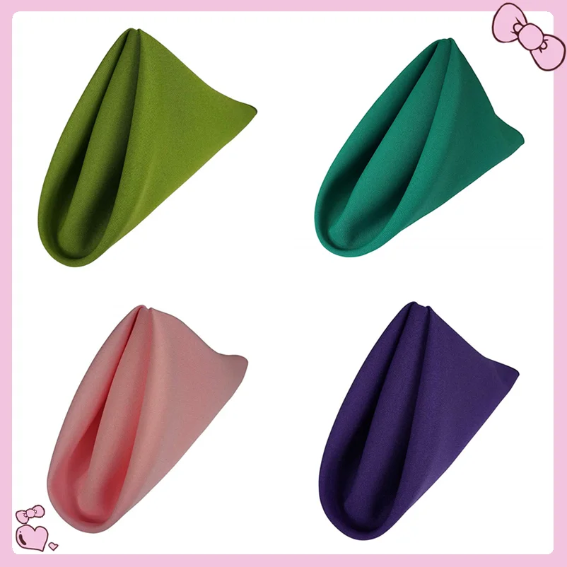 50 см × Охотник зеленый Полиэстер простые настольные салфетки для Свадебная