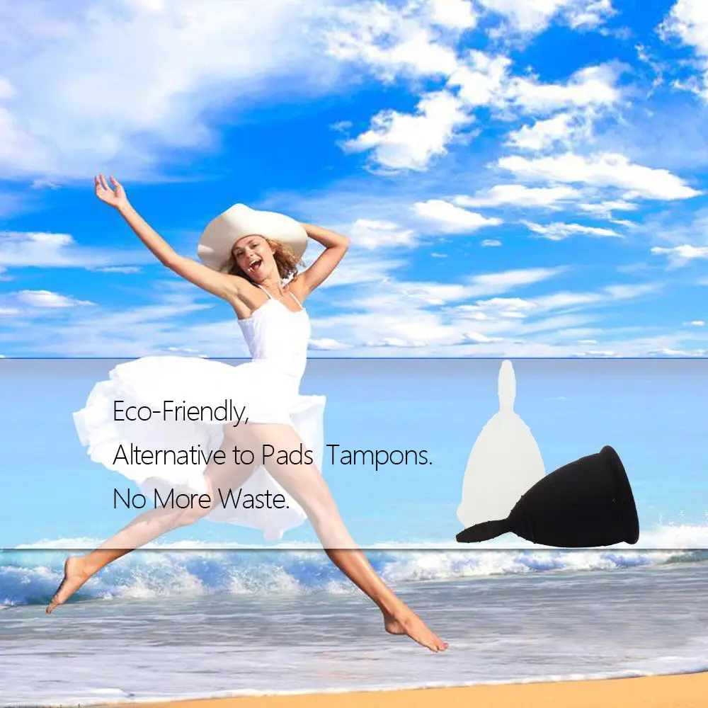 100% силиконовые мягкие многоразовые менструальные чашки женственный уход за