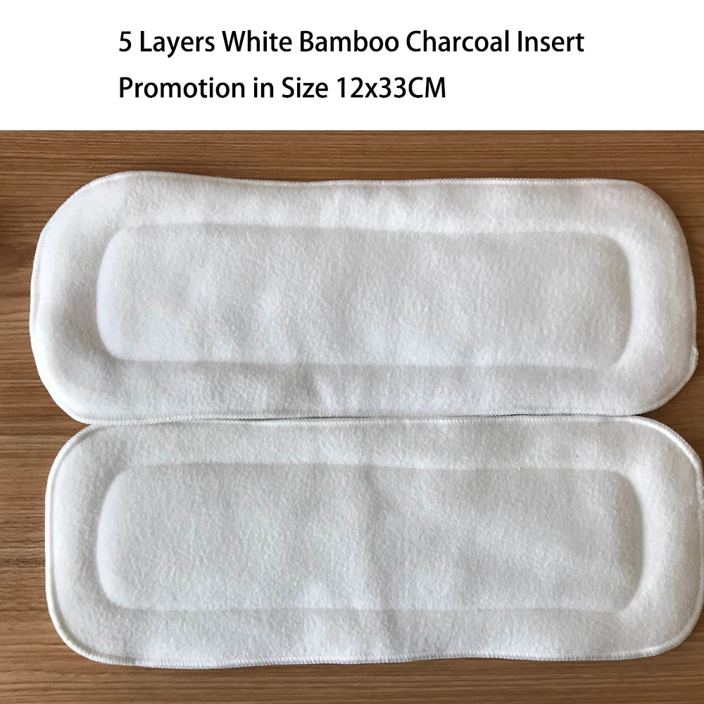 Большая Акция/Большая скидка белые бамбуковые угольные вставки пять слоев